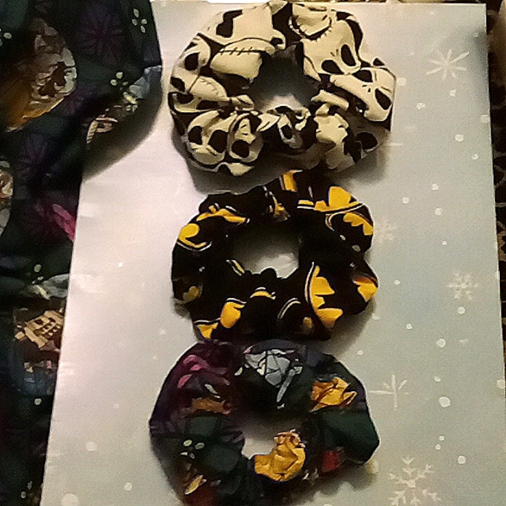 Handsewn scrunchies